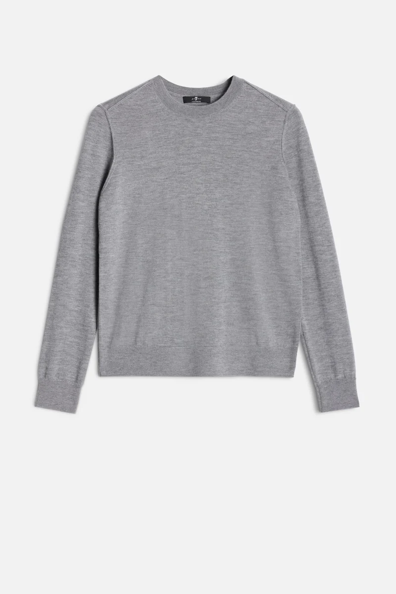 Cashmere Crewneck Sweater in Slate