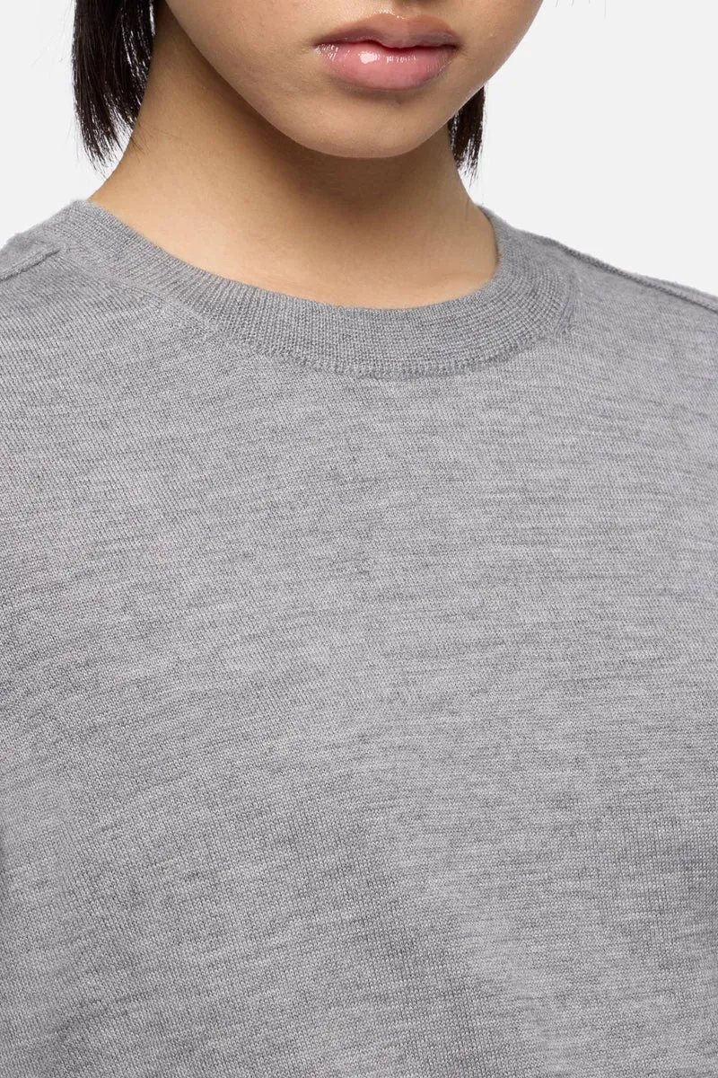 Cashmere Crewneck Sweater in Slate