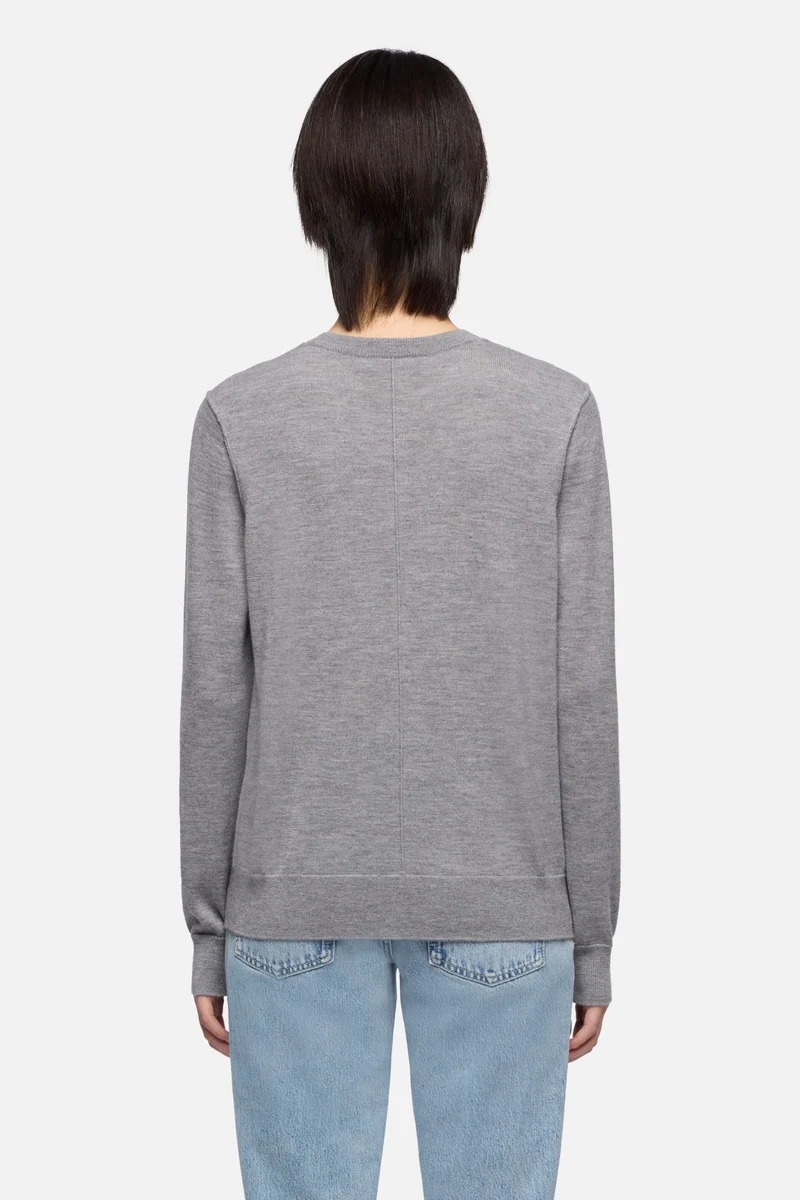 Cashmere Crewneck Sweater in Slate