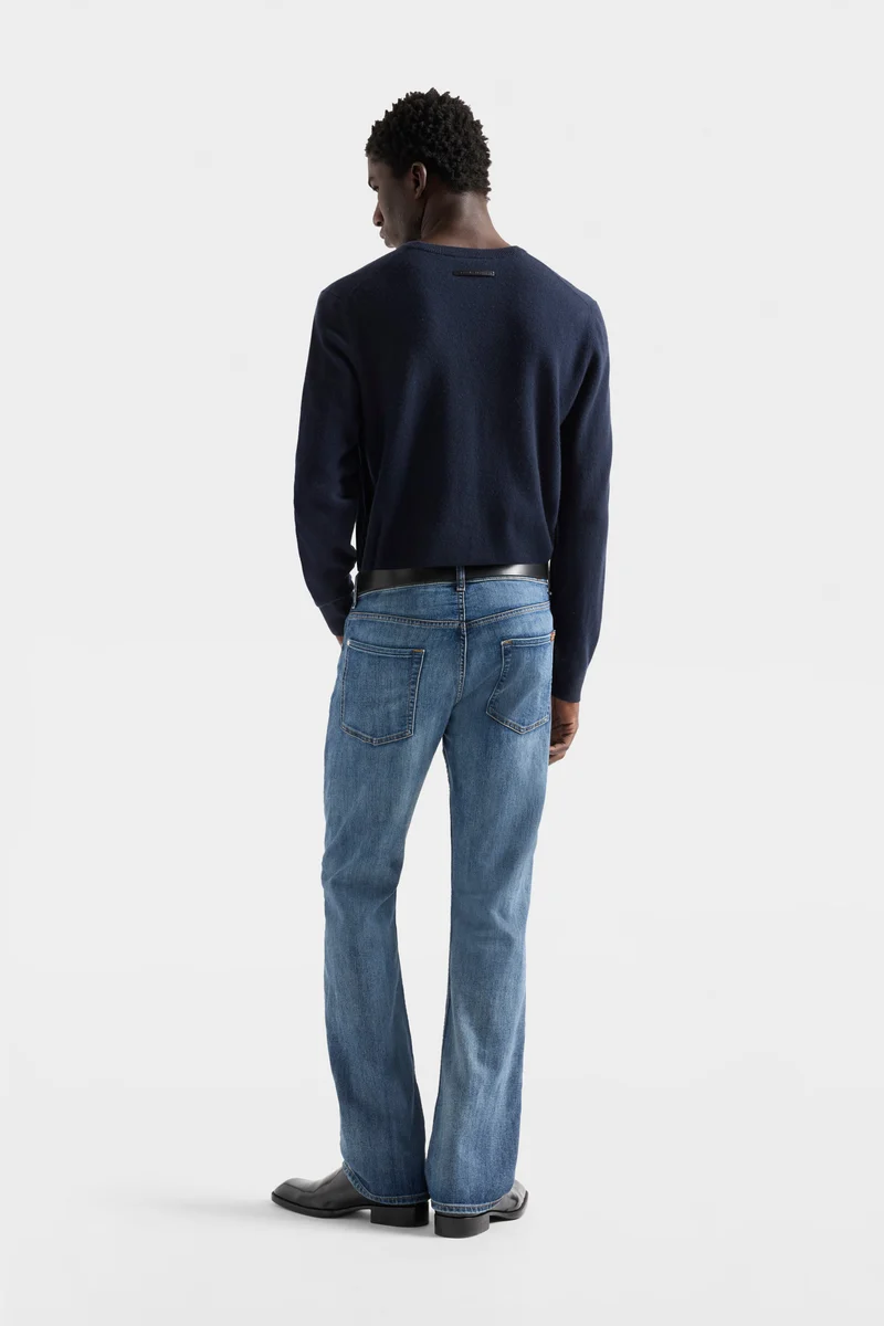 Cashmere Crewneck Sweater In Ink