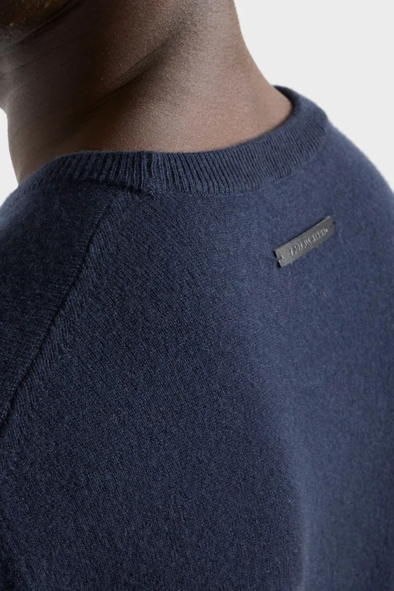 Cashmere Crewneck Sweater In Ink