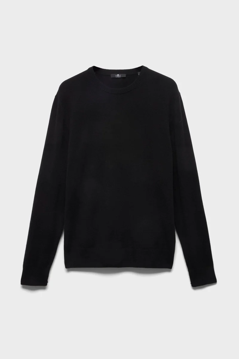 Cashmere Crewneck Sweater In Coal