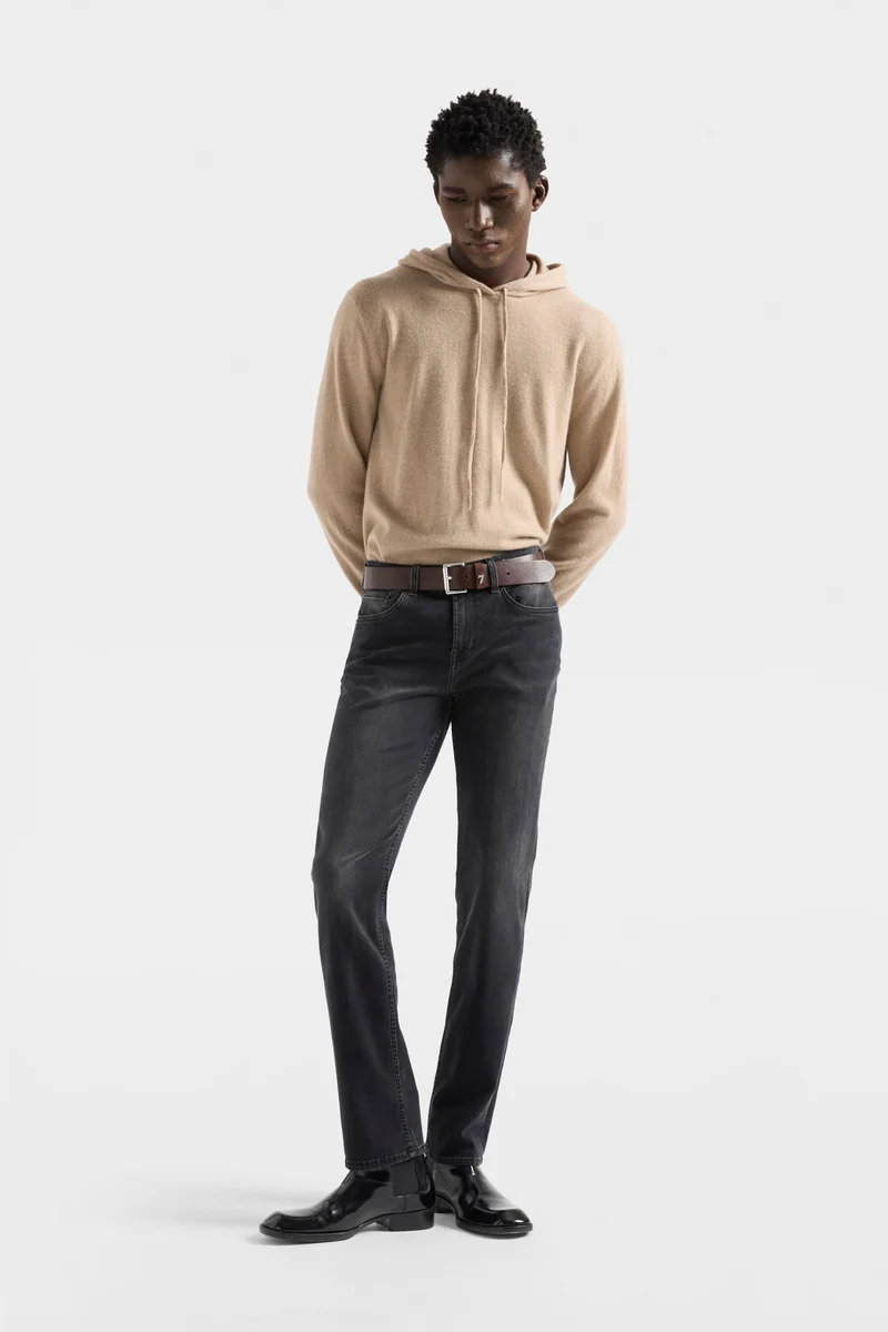 Cashmere Hoodie In Umber