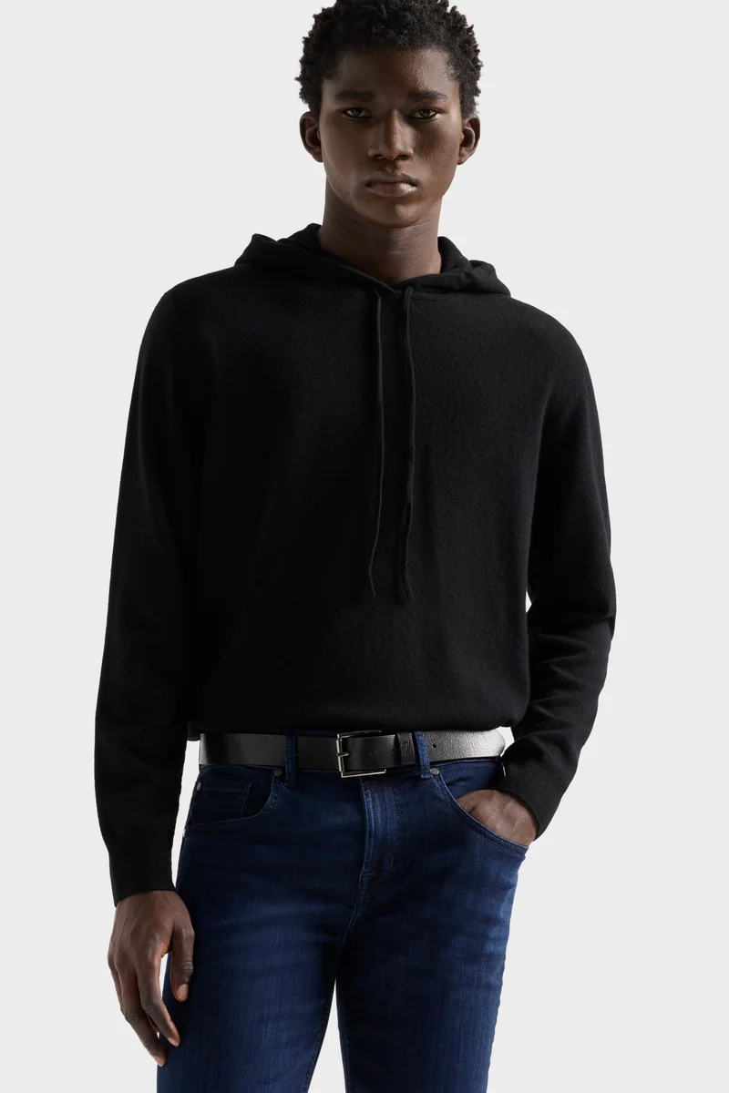 Cashmere Hoodie In Coal