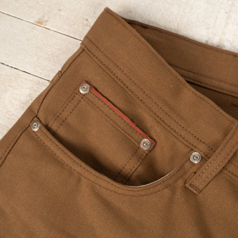 Weird Guy Selvedge Duck Canvas Braun