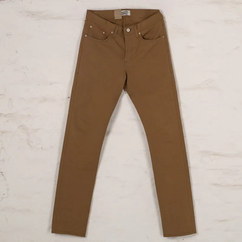 Weird Guy Selvedge Duck Canvas Braun