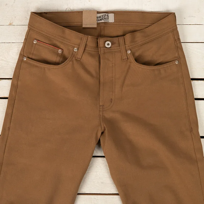 Weird Guy Selvedge Duck Canvas Braun