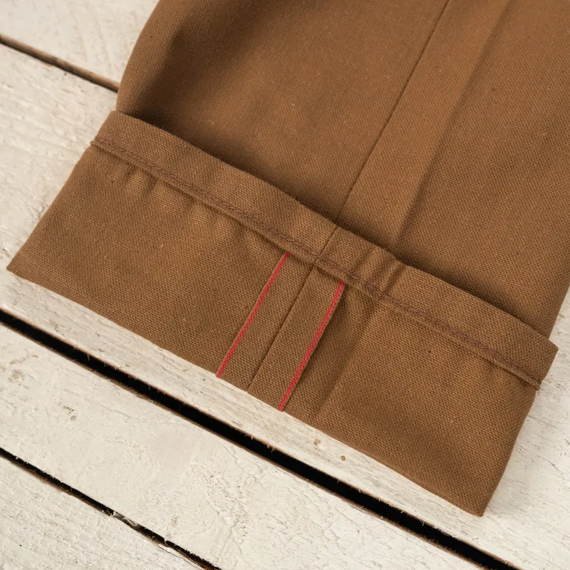 Weird Guy Selvedge Duck Canvas Braun