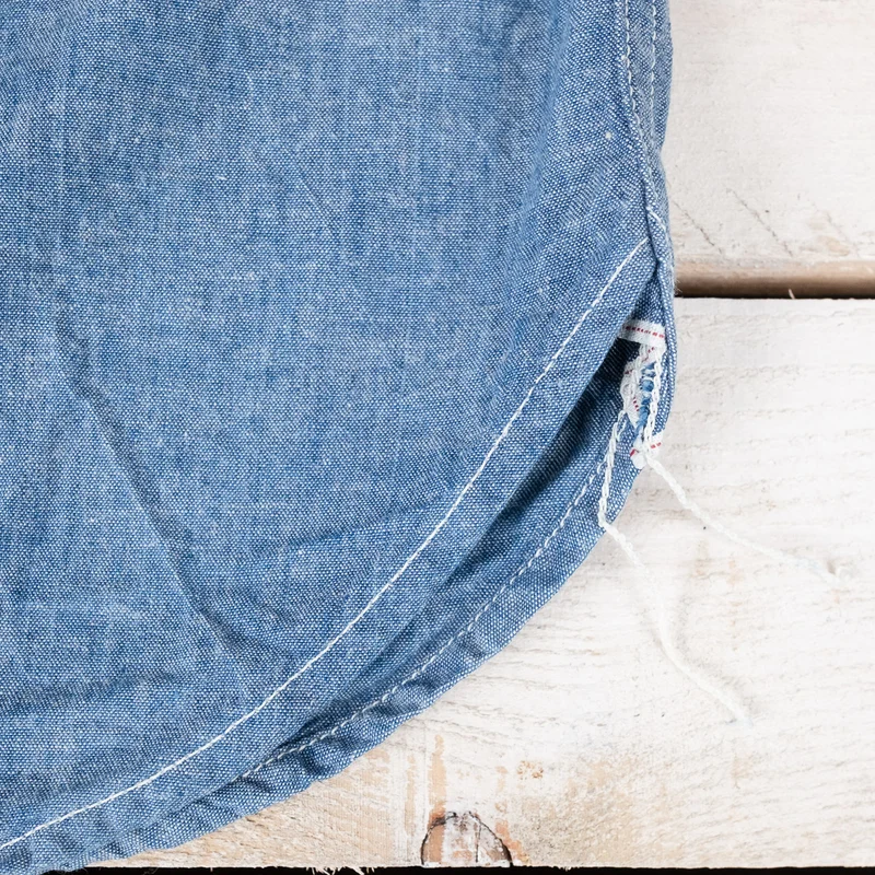 8HU Chambray Serviceman Shirt Indigo