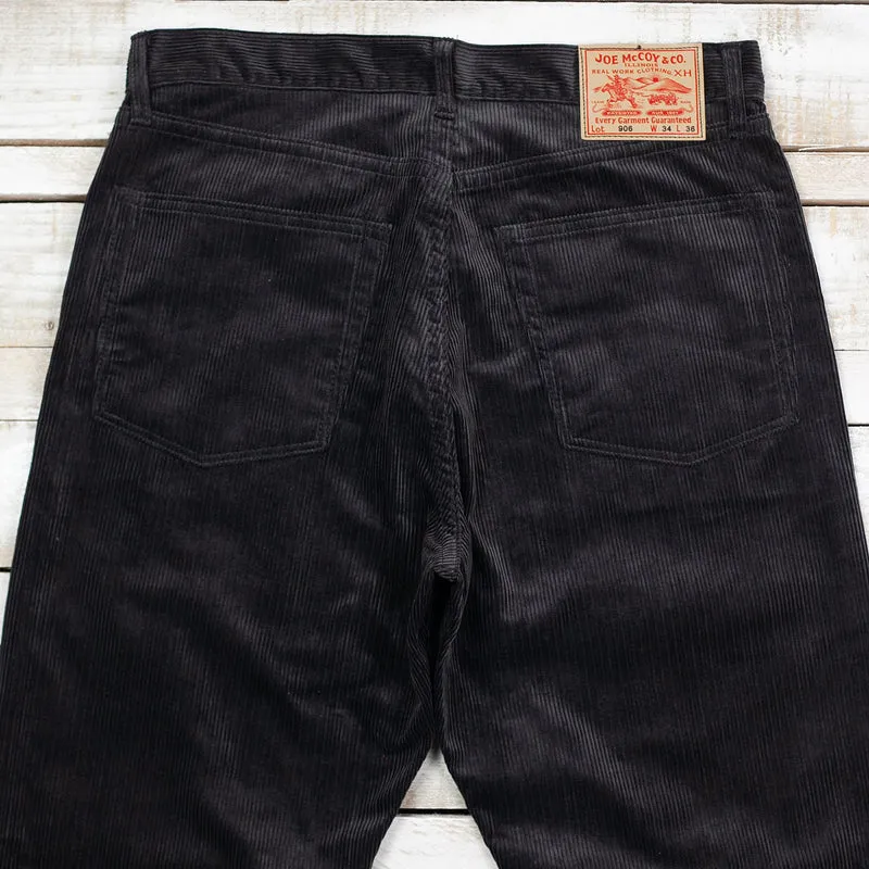 Corduroy Trousers Lot. 906 Charcoal