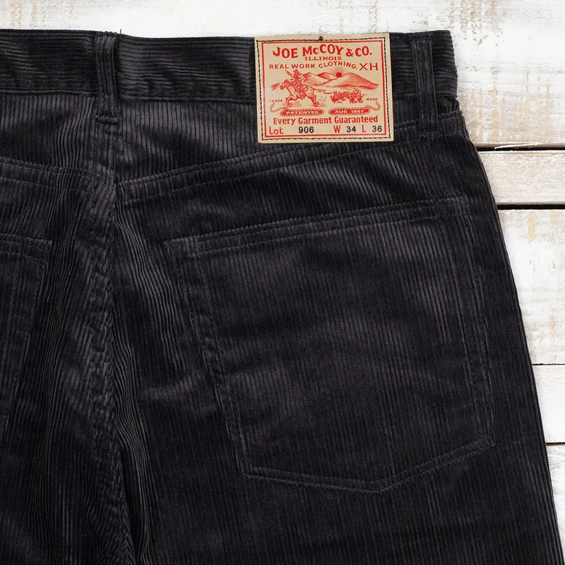 Corduroy Trousers Lot. 906 Charcoal
