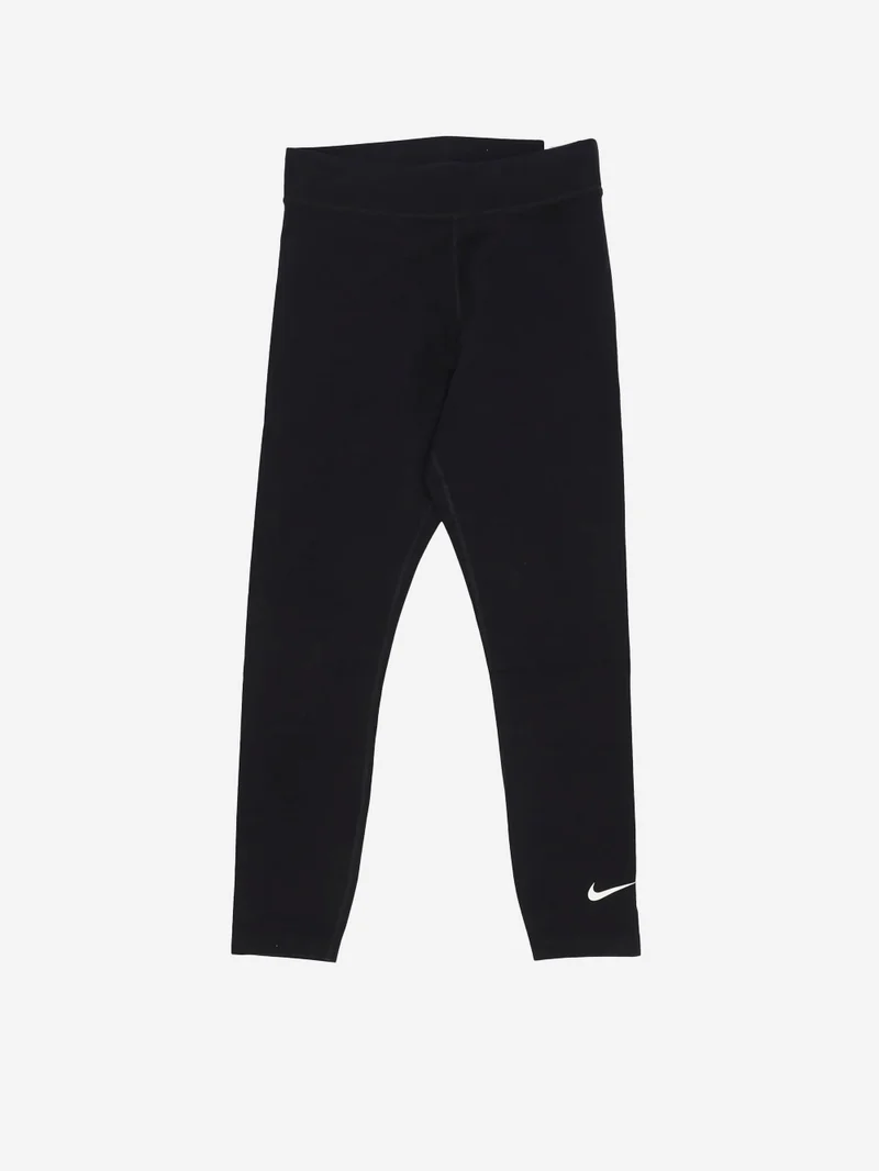 W Leggings neri a 7/8 a vita alta neri