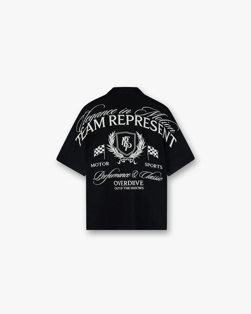 Represent Crest Shirt - Jet Black