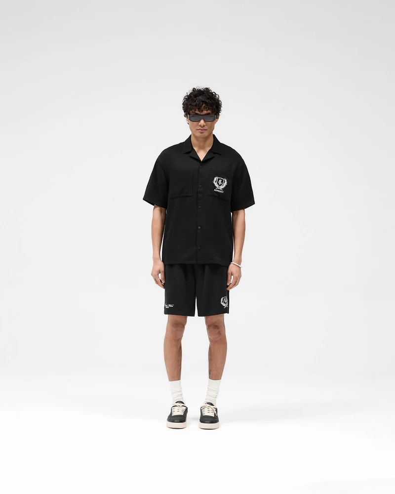Represent Crest Shirt - Jet Black