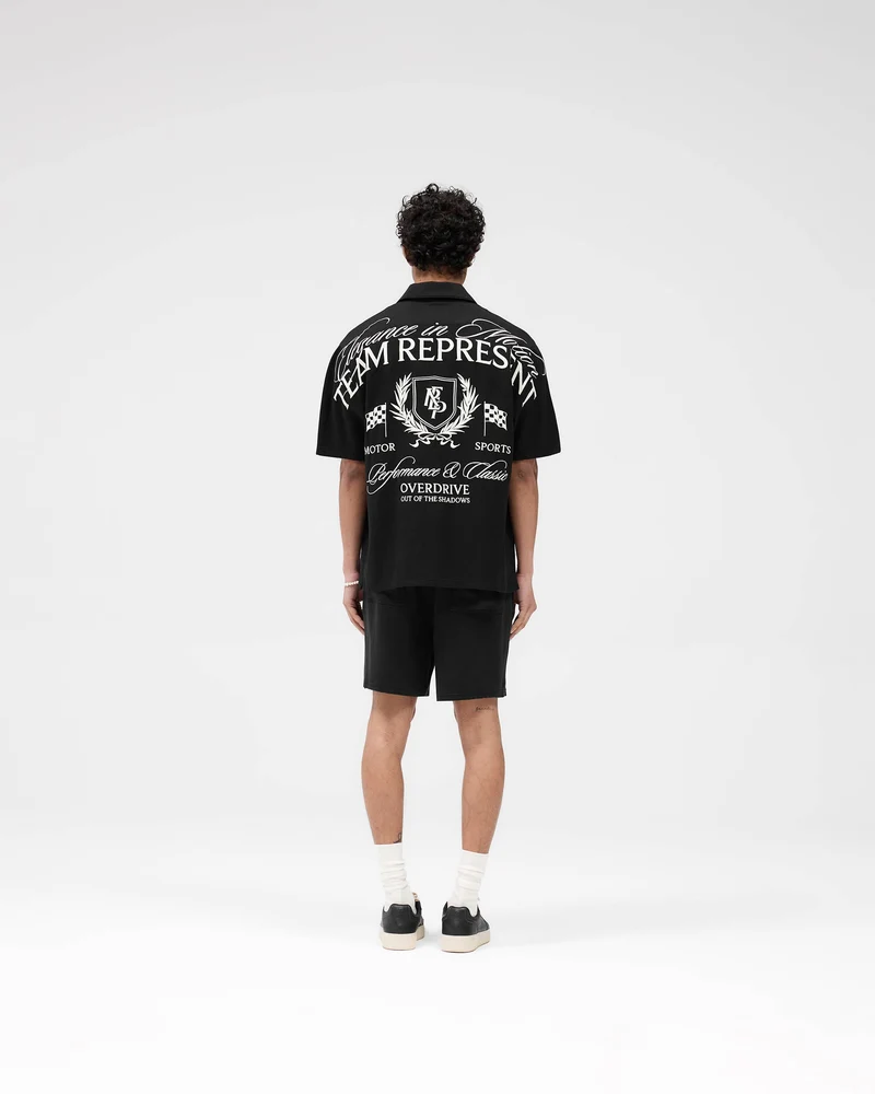 Represent Crest Shirt - Jet Black