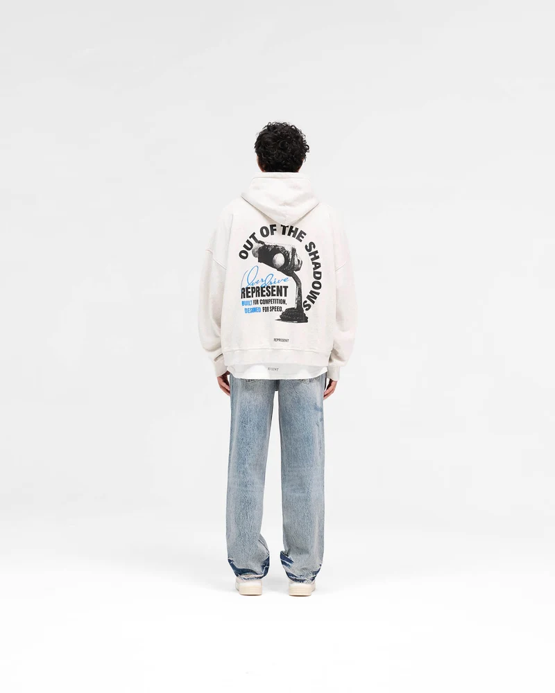 Out Of The Shadows Hoodie - Cream Marl
