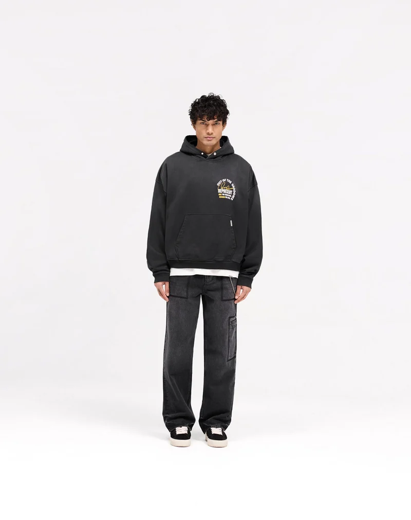 Out Of The Shadows Hoodie - Stained Black