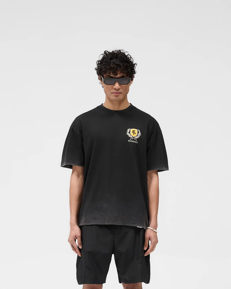 Crest T-Shirt - Vintage Black