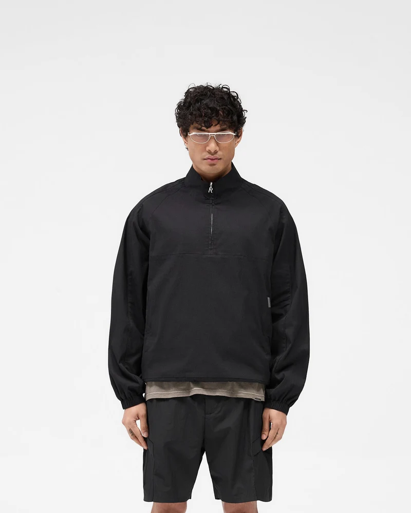 Quarter Zip Jacket - Black