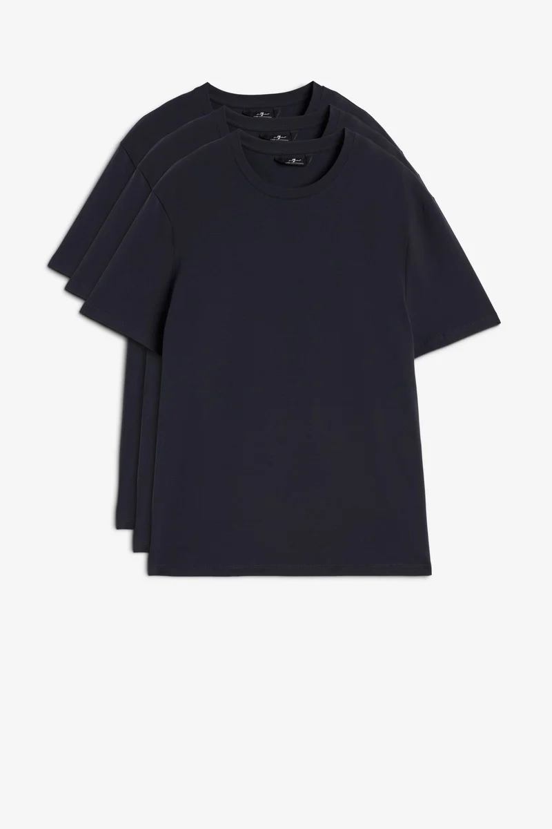 3 PACK SHORT SLEEVE TEES in Luxe Performance Navy
