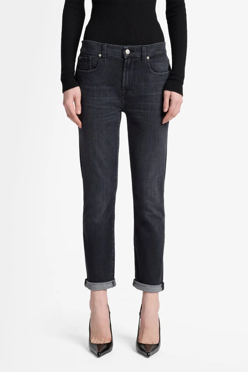 RELAXED SKINNY in Slim Illusion Blacky