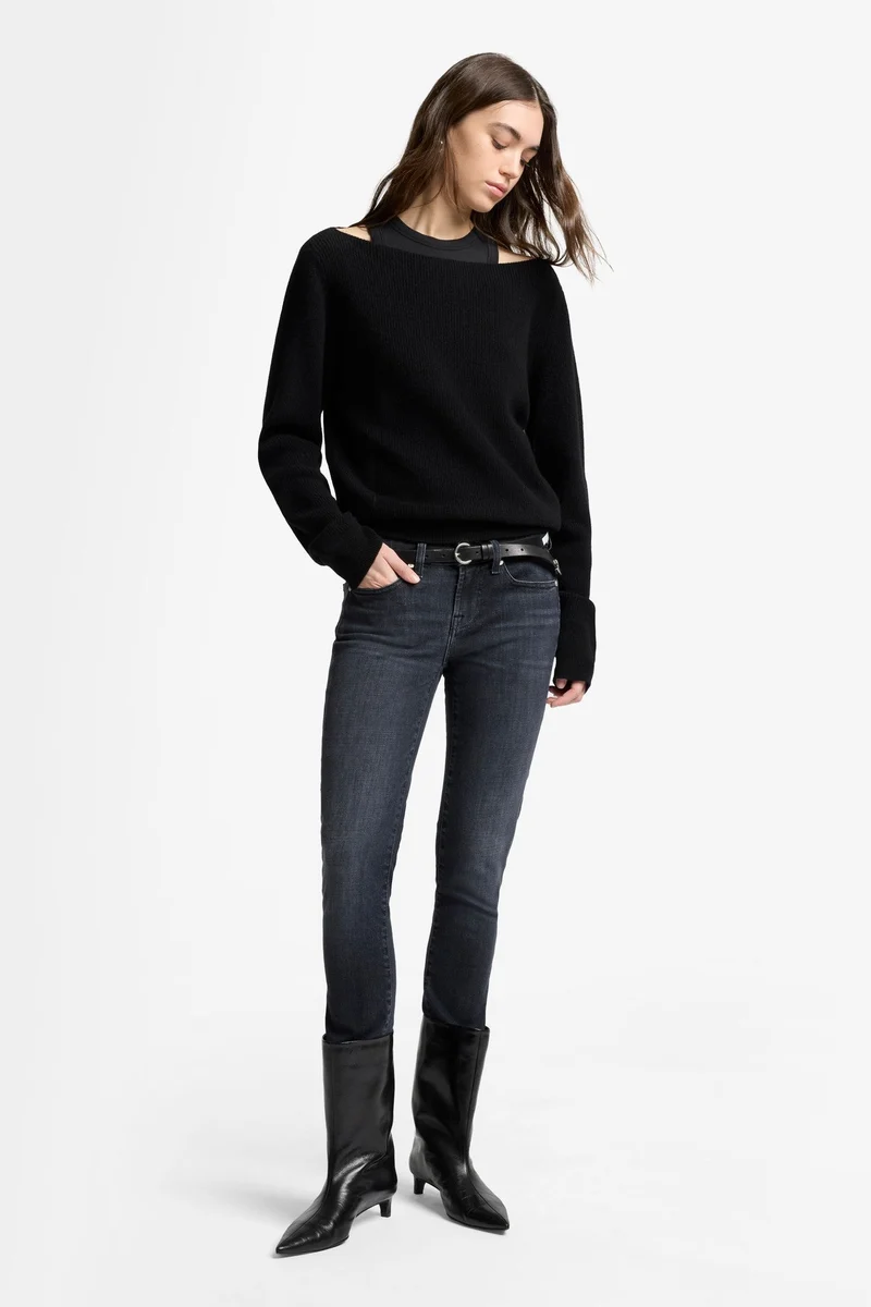 LOW SKINNY in Slim Illusion Blacky