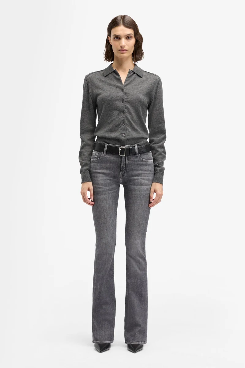 BOOTCUT in Slim Illusion Soho Grey