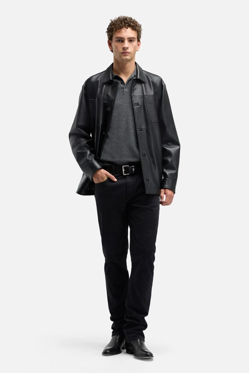 Cashmere Polo Sweater In Korat