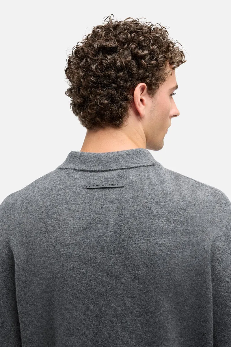 Cashmere Polo Sweater In Korat