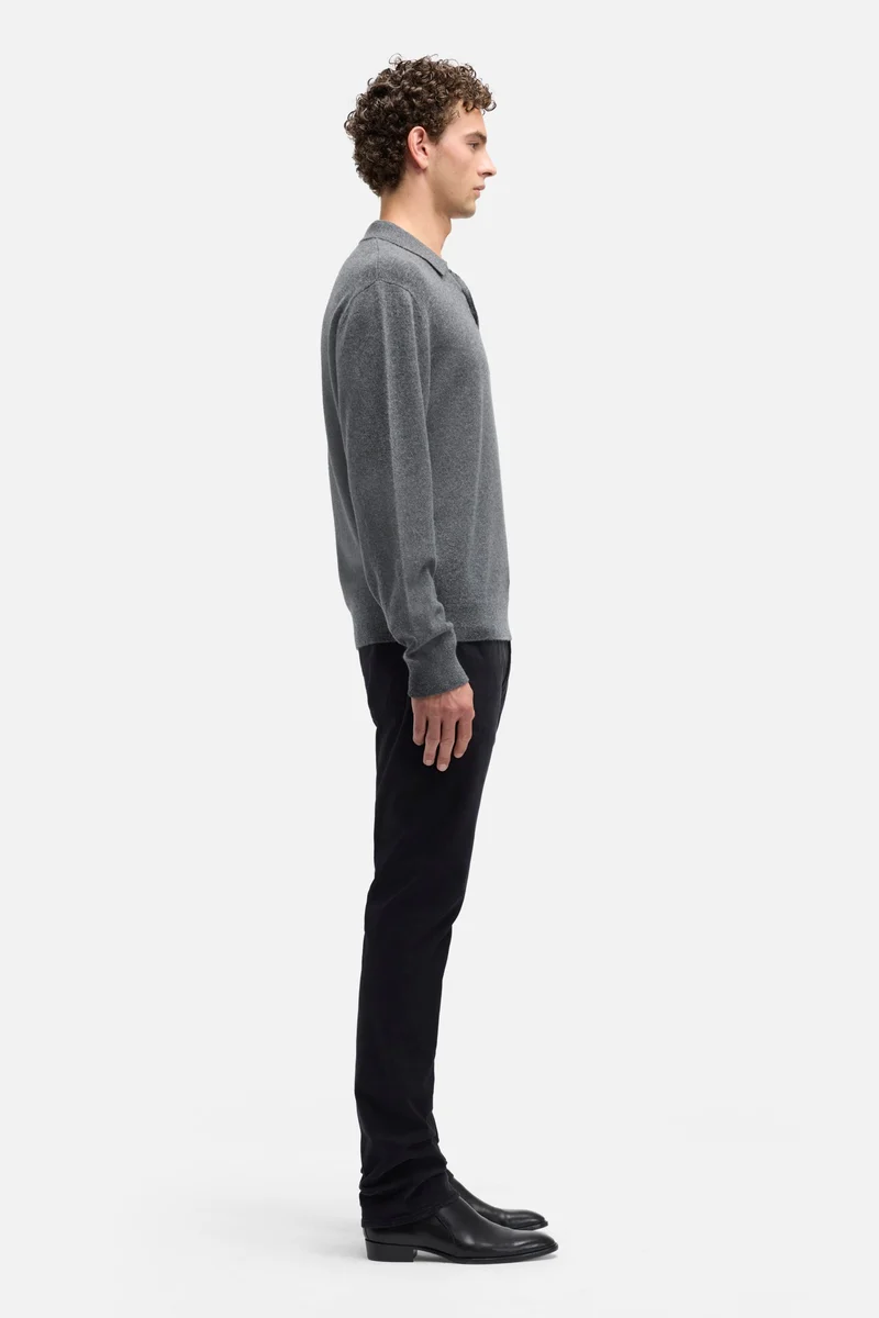 Cashmere Polo Sweater In Korat