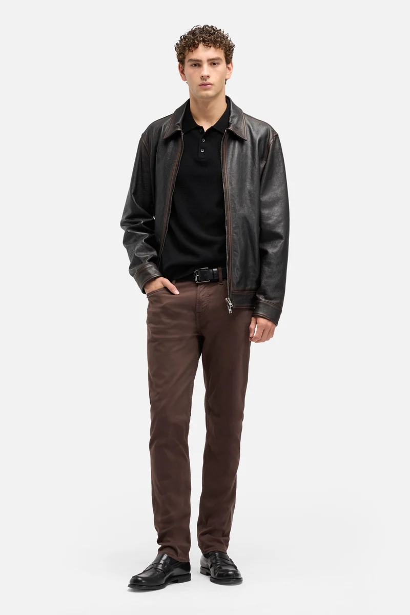 Cashmere Polo Sweater In Coal