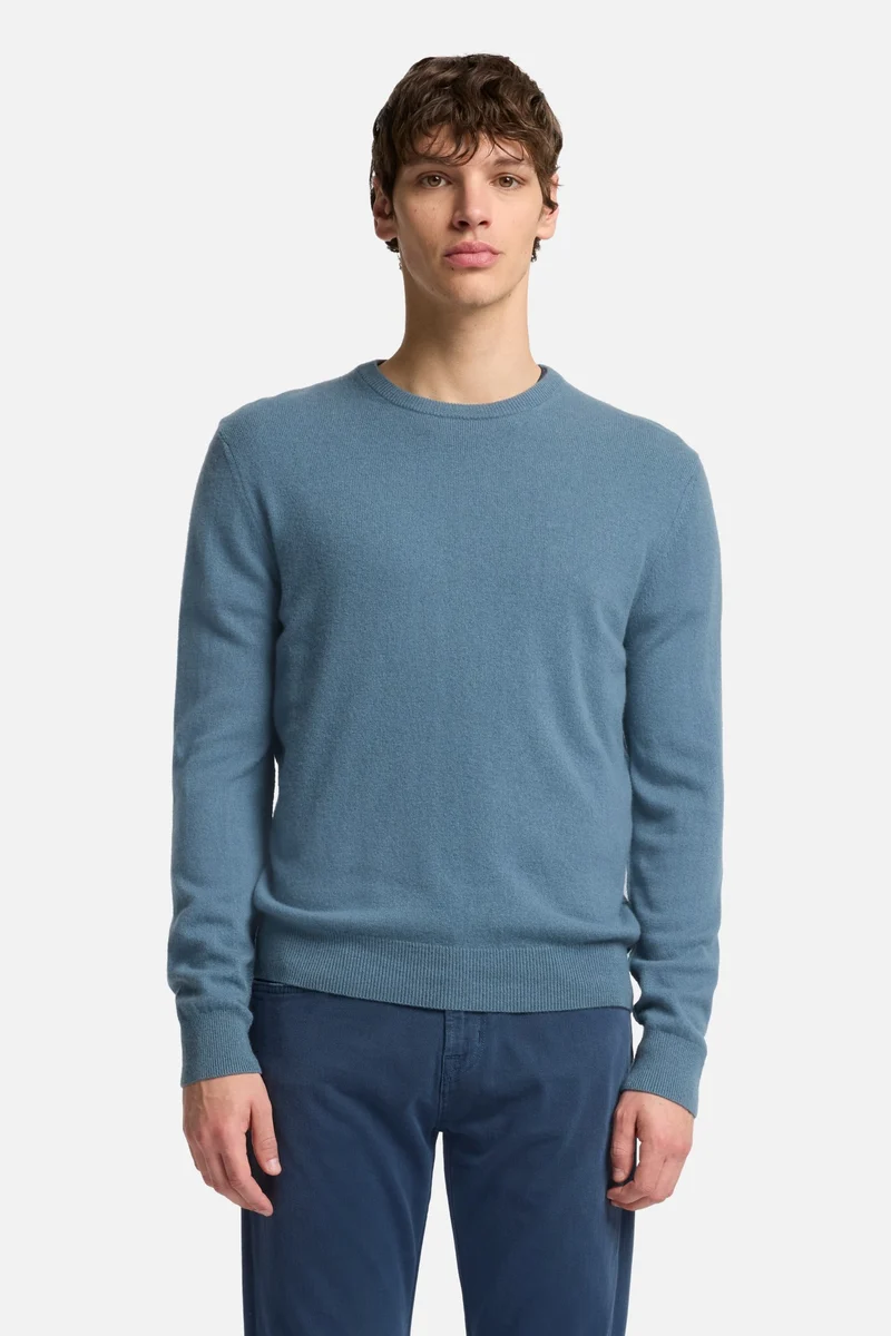 Cashmere Crewneck Sweater In Titan