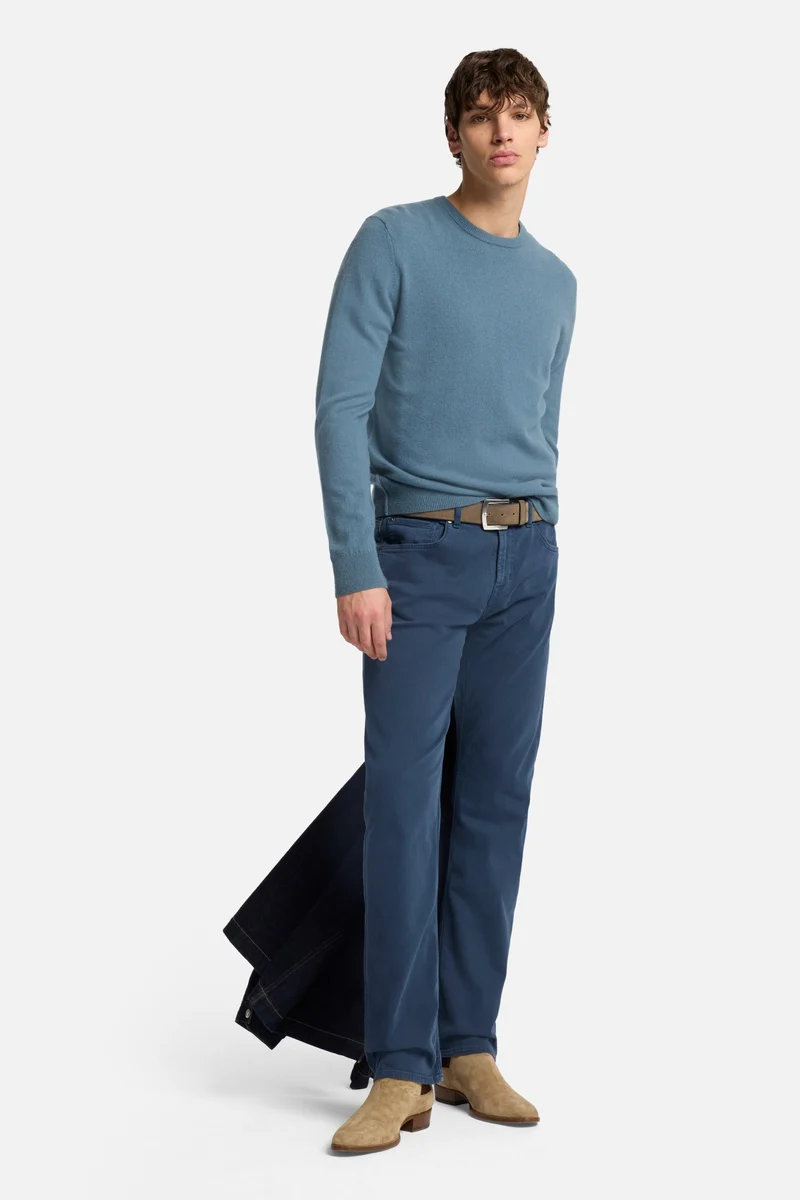 Cashmere Crewneck Sweater In Titan