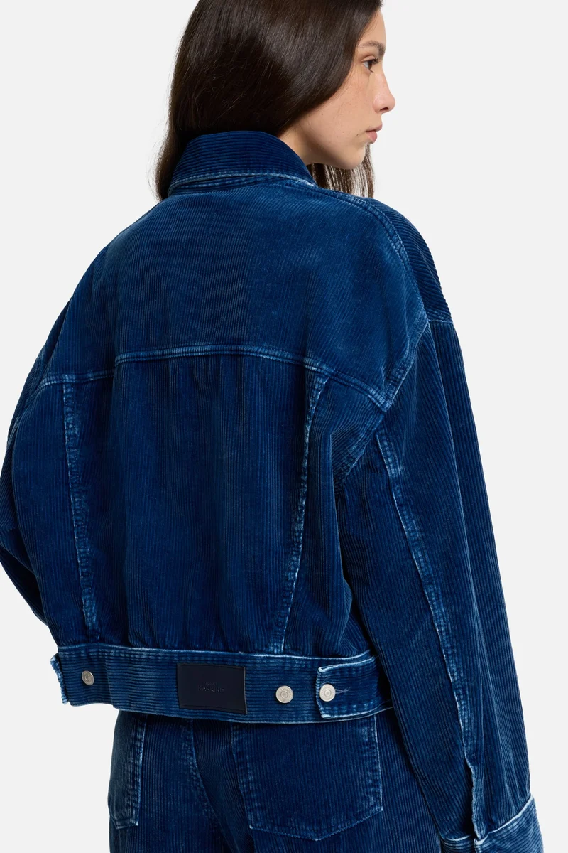 Corduroy Oli Cropped Trucker in Oxnard