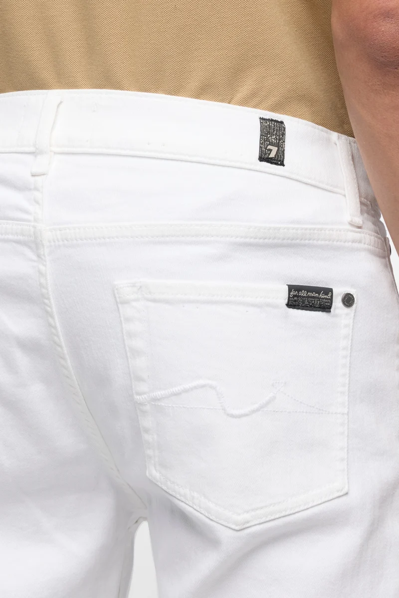 SLIMMY TAPERED in Luxe Performance White