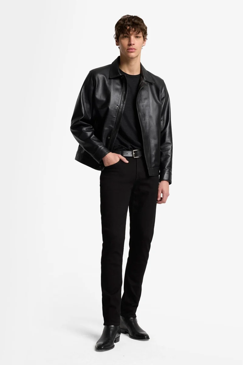SLIMMY TAPERED in Luxe Performance Rinse Black