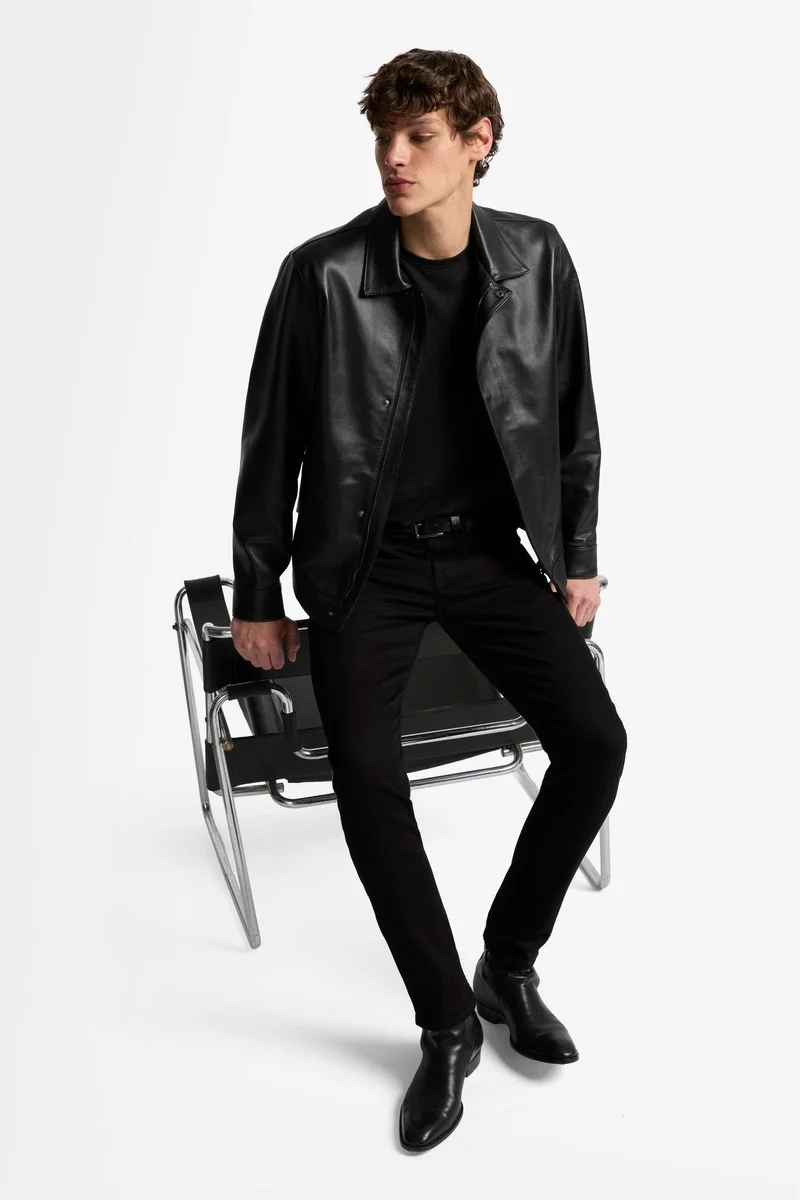 SLIMMY TAPERED in Luxe Performance Rinse Black