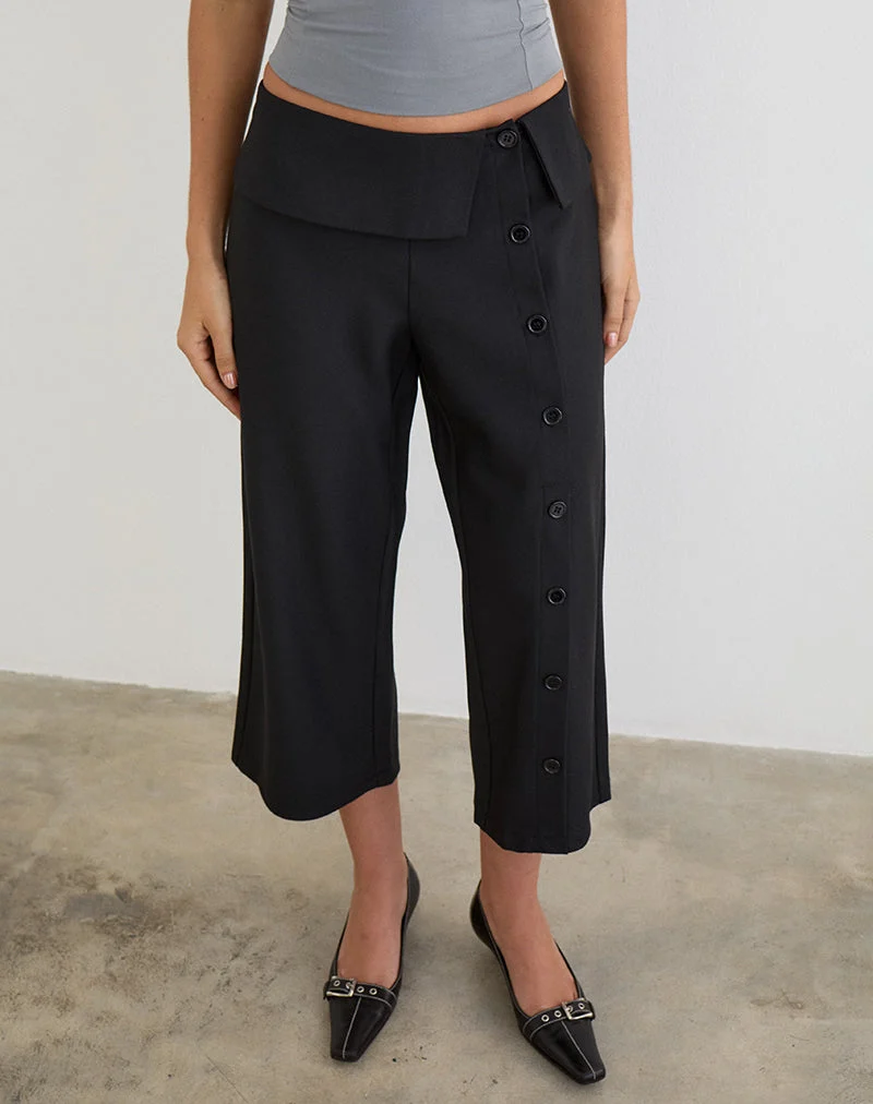 Wamari Capri-Hose in Tailoring Black