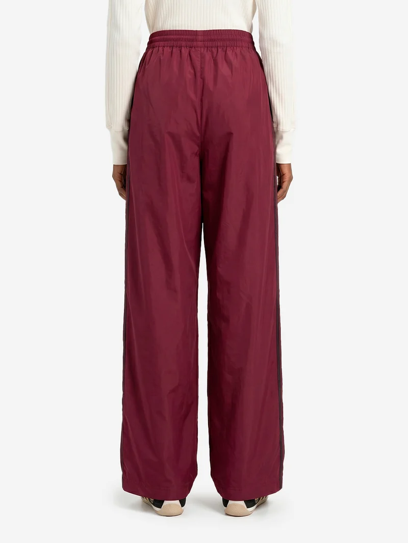 Pantaloni track bordeaux Firebird con stripes nere