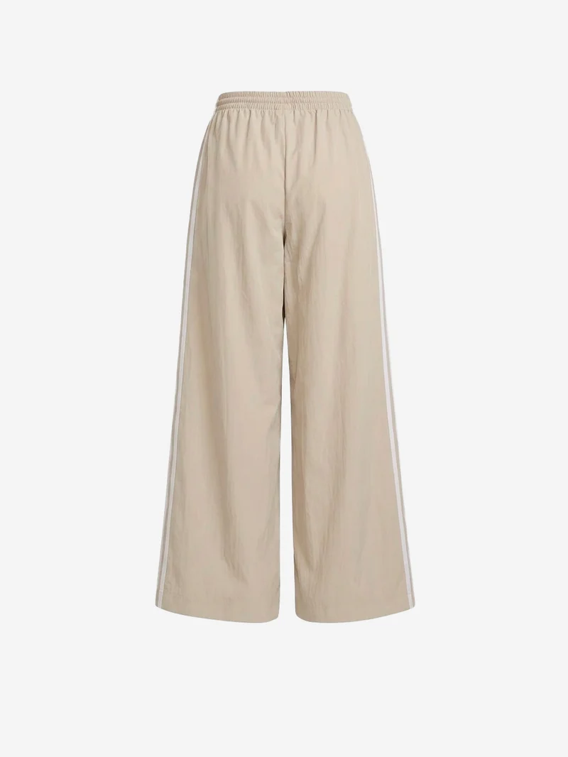 Pantaloni track beige Firebird con stripes bianche