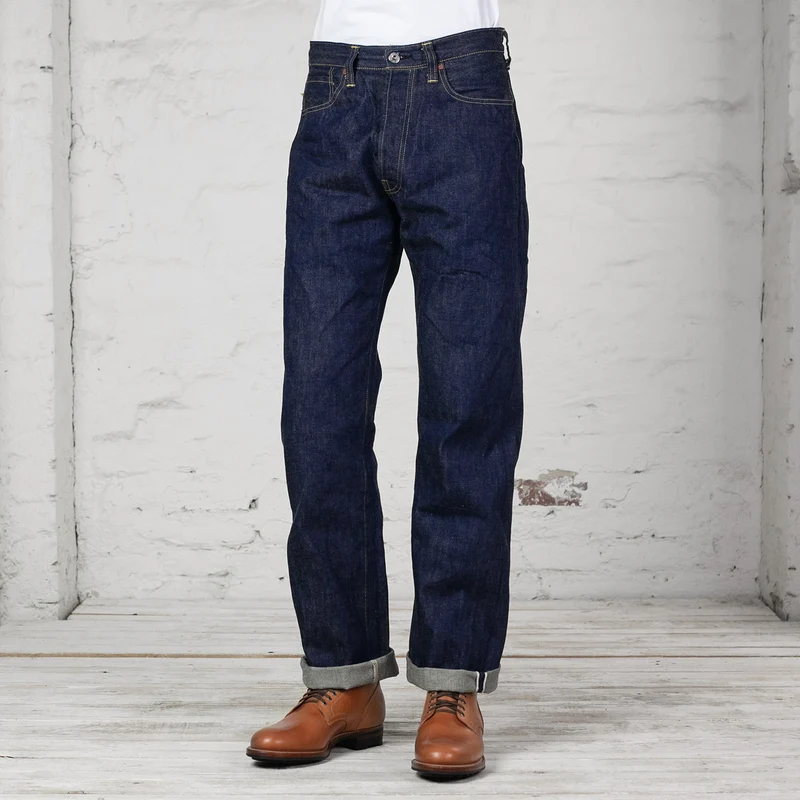WWII Blue Denim Waist Overalls Indigo