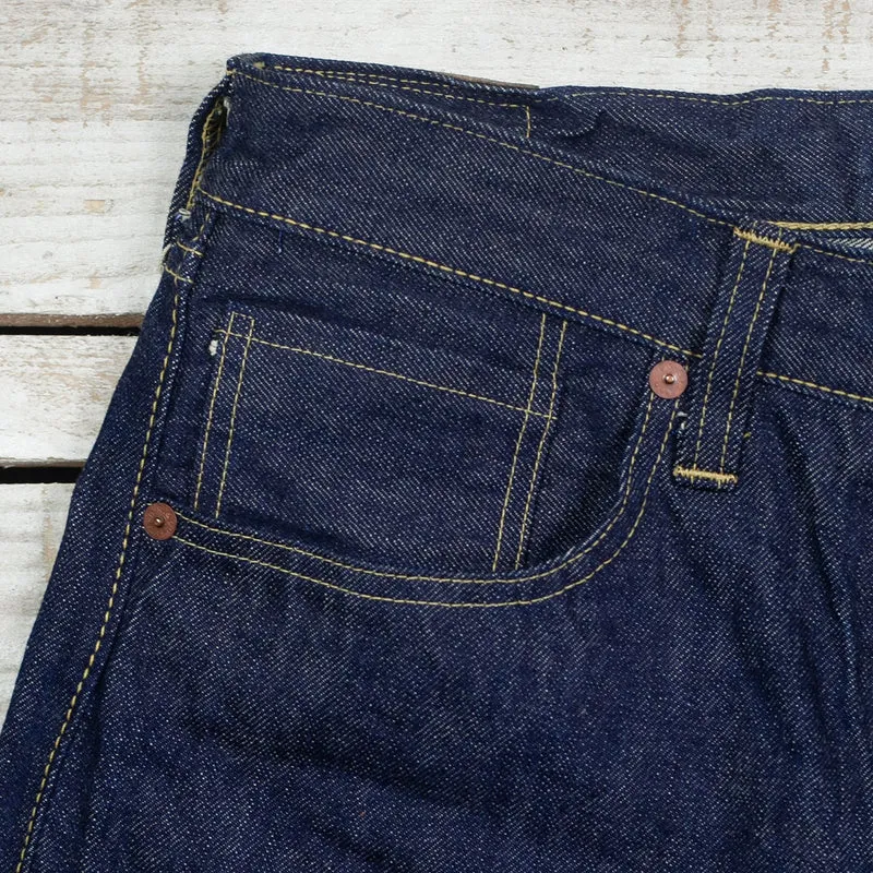 WWII Blue Denim Waist Overalls Indigo