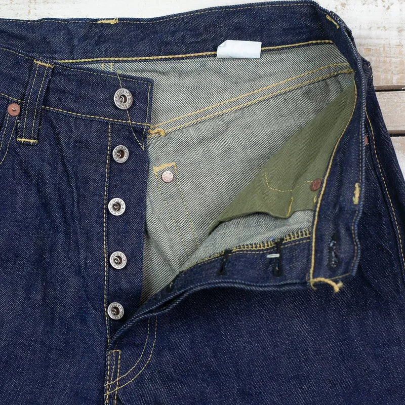 WWII Blue Denim Waist Overalls Indigo