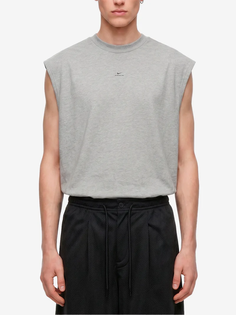 Maglia grigia da basket senza maniche Dri-FIT 'Standard Issue'