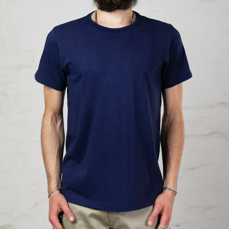 Undershirt Cotton Summer Navy