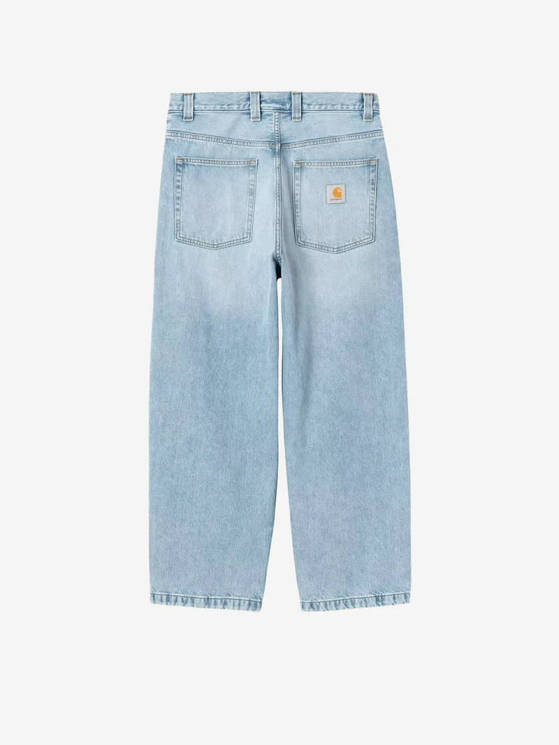 Pantaloni loose 'Brandon' in denim blu bleached
