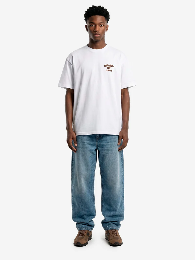 Pantaloni 'Landon' in denim blu destroy wash