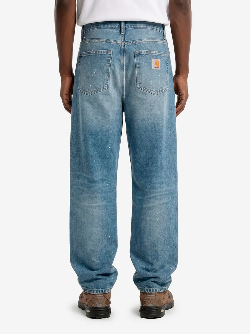 Pantaloni 'Landon' in denim blu destroy wash