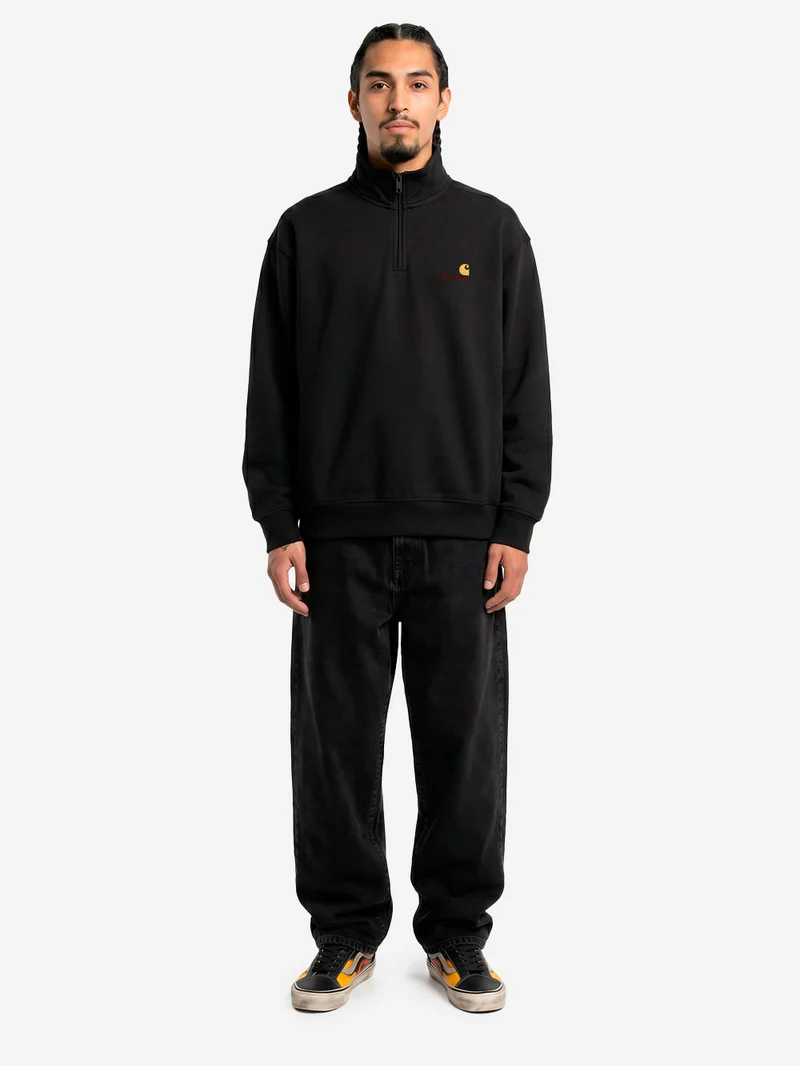 Pantaloni 'Landon' in denim nero