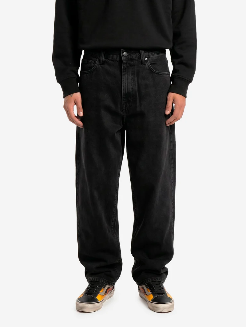 Pantaloni 'Landon' in denim nero
